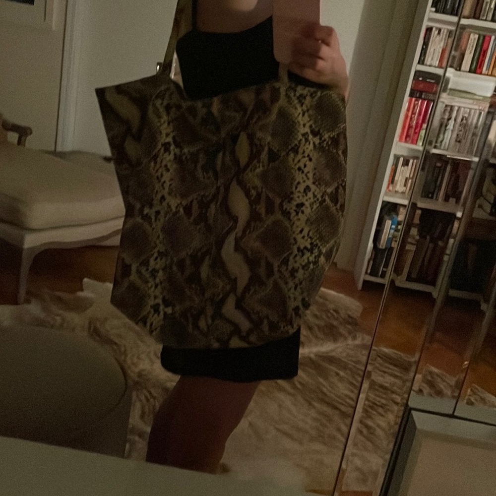 Large Python Print Tote - image 8